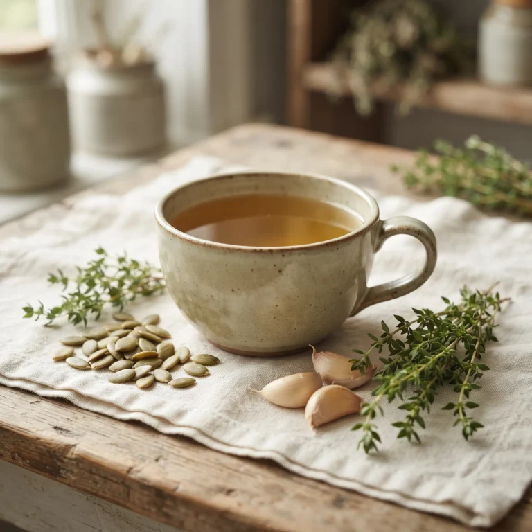 Pumpkin-Seed-Garlic-Digestive-Decoction