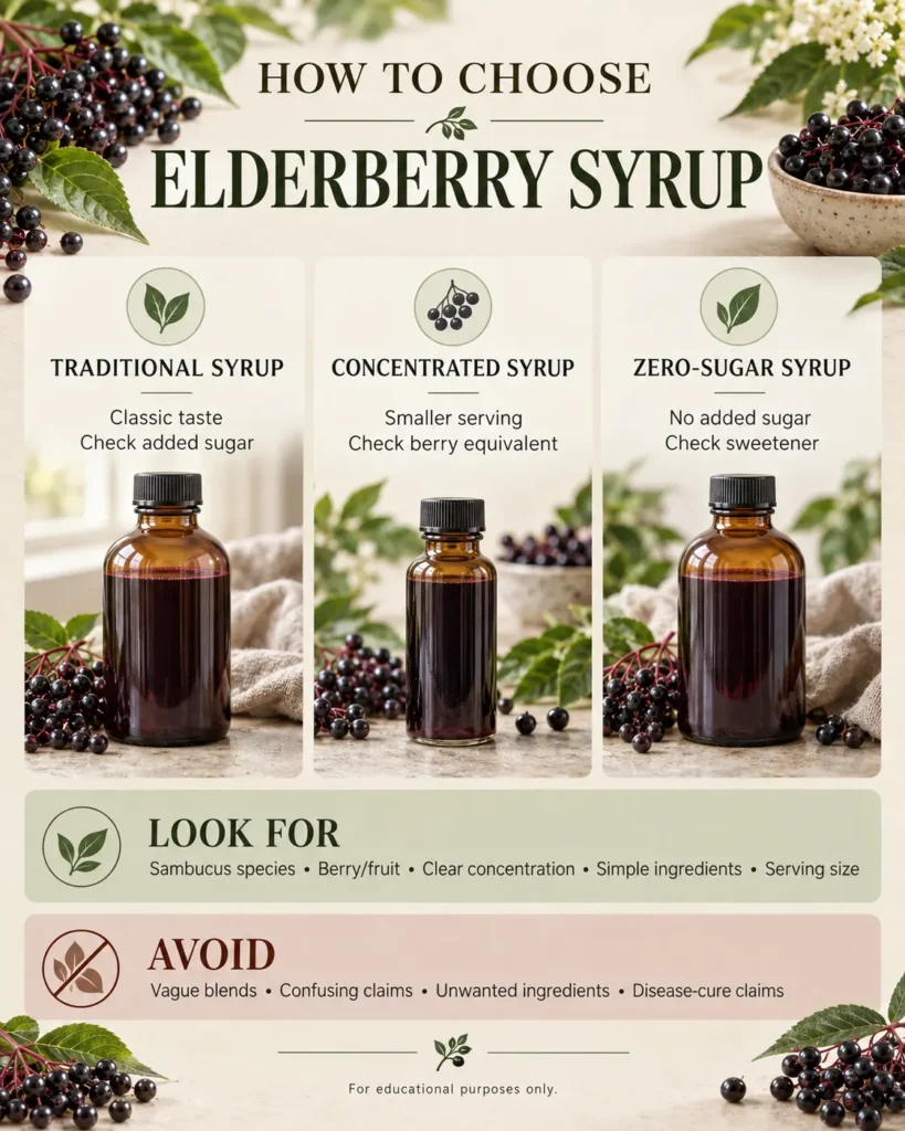 Elderberry syrop buying guide